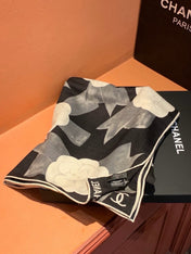 CHANEL 26S SCARF 140 IN SILK 311982