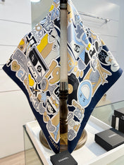 CHANEL 26S SCARF 90 IN SILK 313365