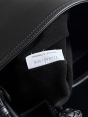 BOTTEGA VENETA 25S MEDIUM LIBERTA 22 IN BLACK CALFSKIN GOLD HARDWARE