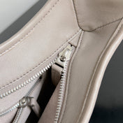 BOTTEGA VENETA 25S VENETO BAG 27 IN WARM TAUPE CALFSKIN SILVER HARDWARE