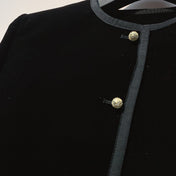 DIOR 25S ROUND-NECK VELVET JACKET 699