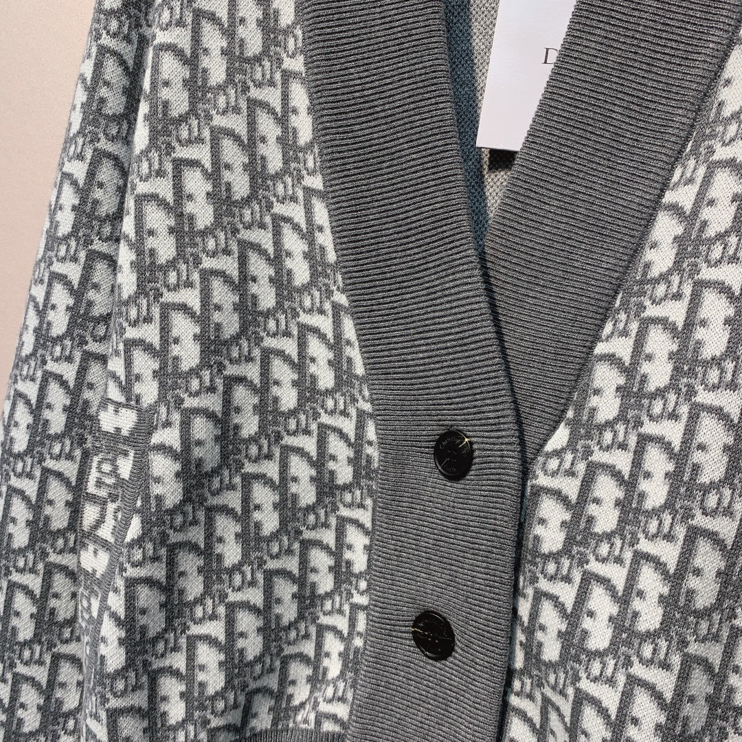 DIOR 25S V-NECK KNIT CARDIGAN 698