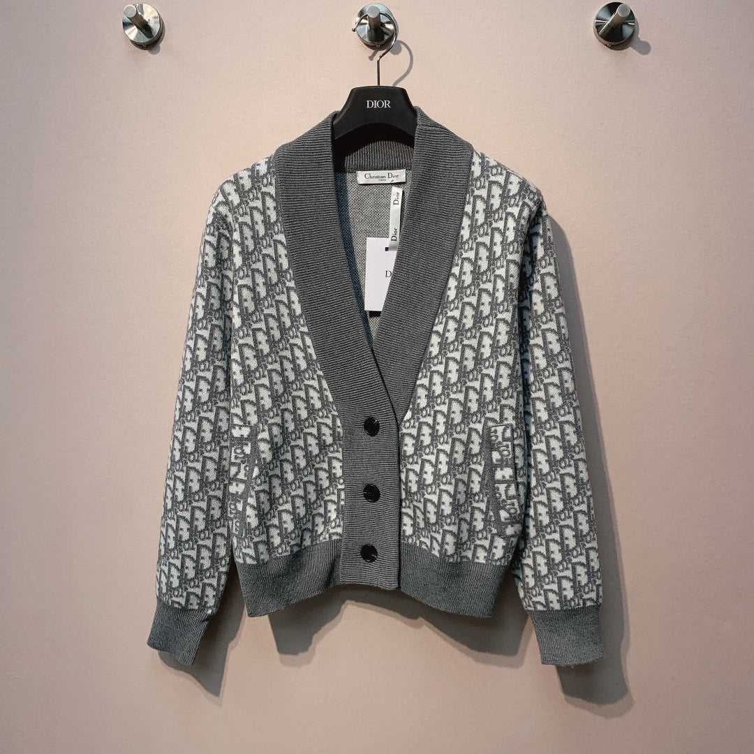 DIOR 25S V-NECK KNIT CARDIGAN 698