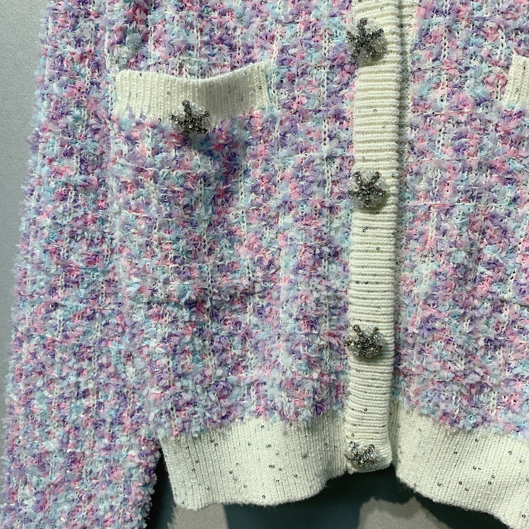 CHANEL 26S CREW NECK CARDIGAN 803