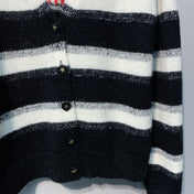DIOR 26S STRIPED V-NECK CARDIGAN 998