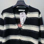 DIOR 26S STRIPED V-NECK CARDIGAN 998