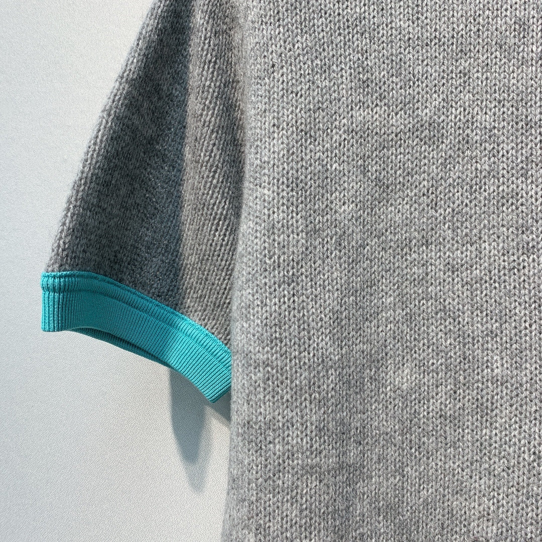 PRADA 26S SHORT SLEEVED KNIT T-SHIRT 725