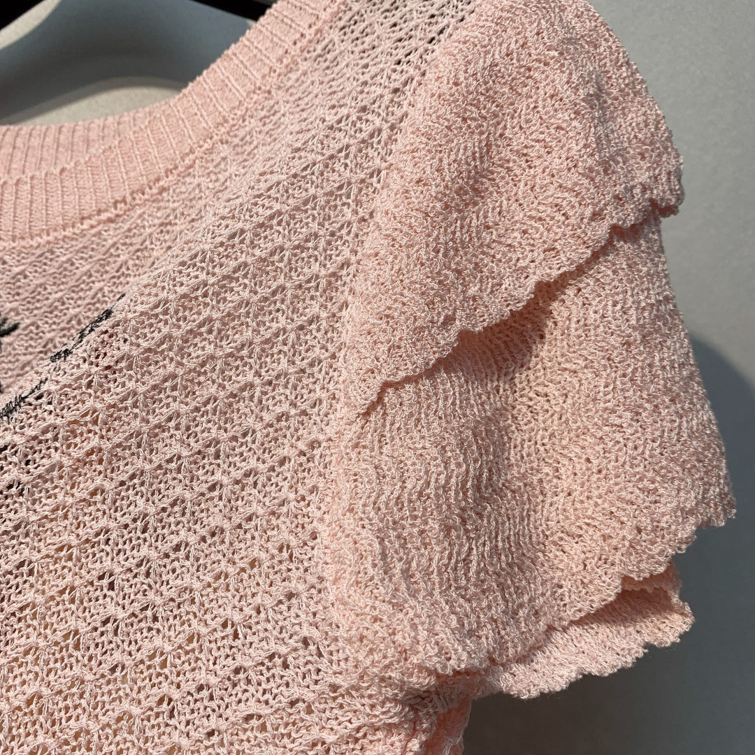 DIOR 26S SHORT-SLEEVE SWEATER 1154