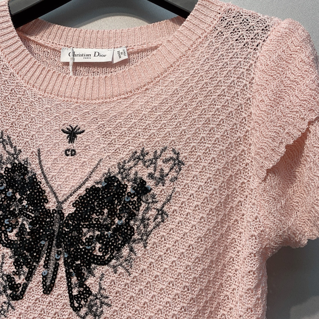 DIOR 26S SHORT-SLEEVE SWEATER 1154