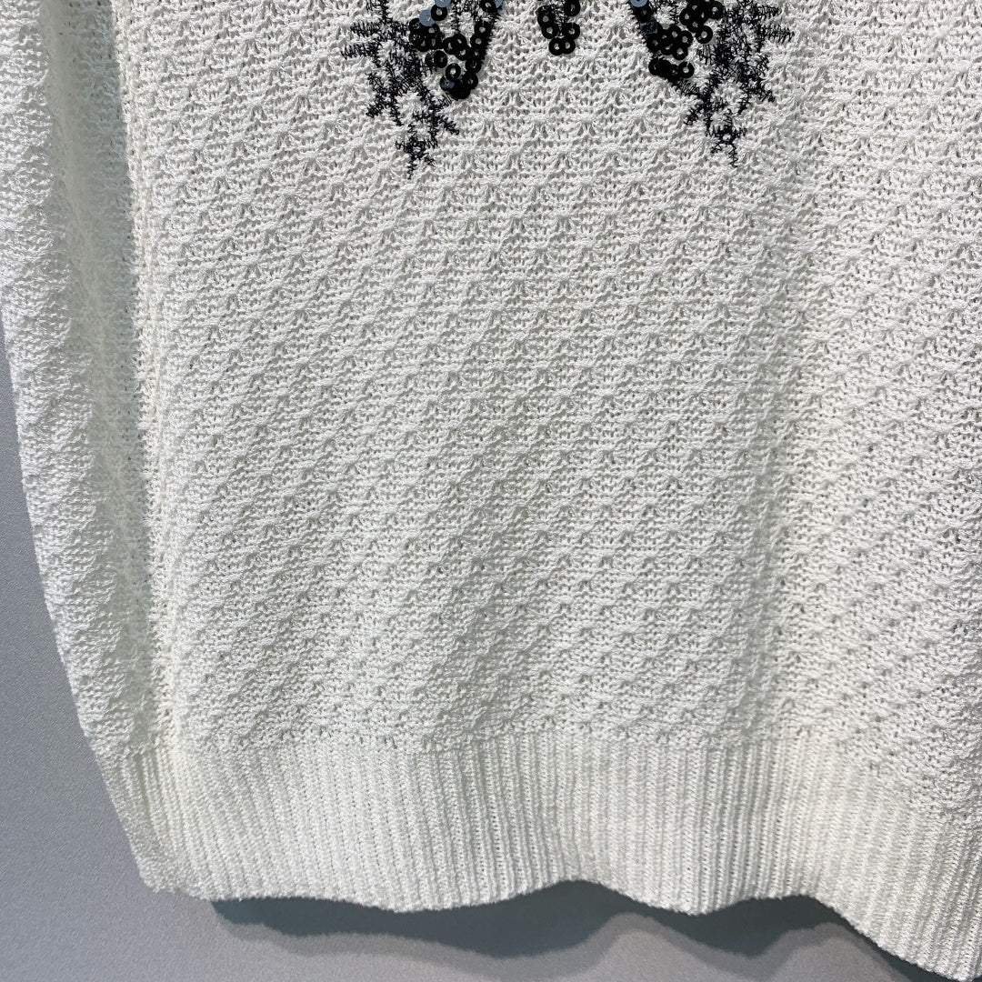 DIOR 26S SHORT-SLEEVE SWEATER 1153