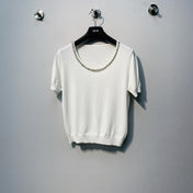 CHANEL 26S SHORT-SLEEVE KNIT TOP STYLE 1078