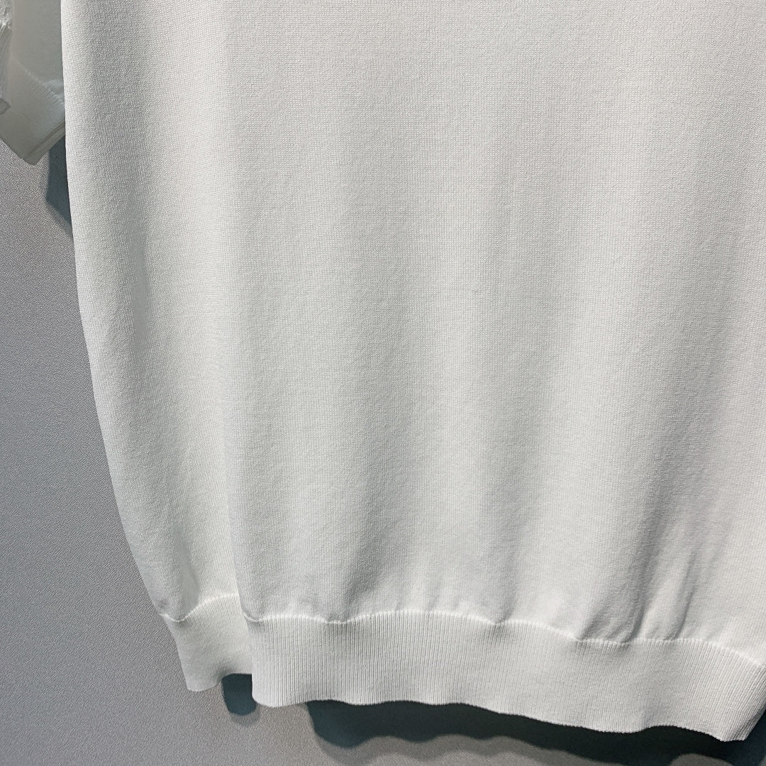 CHANEL 26S SHORT-SLEEVE KNIT TOP STYLE 1078