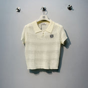 LOEWE 26S OPEN KNIT POLO 358