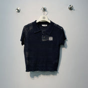 LOEWE 26S OPEN KNIT POLO 357