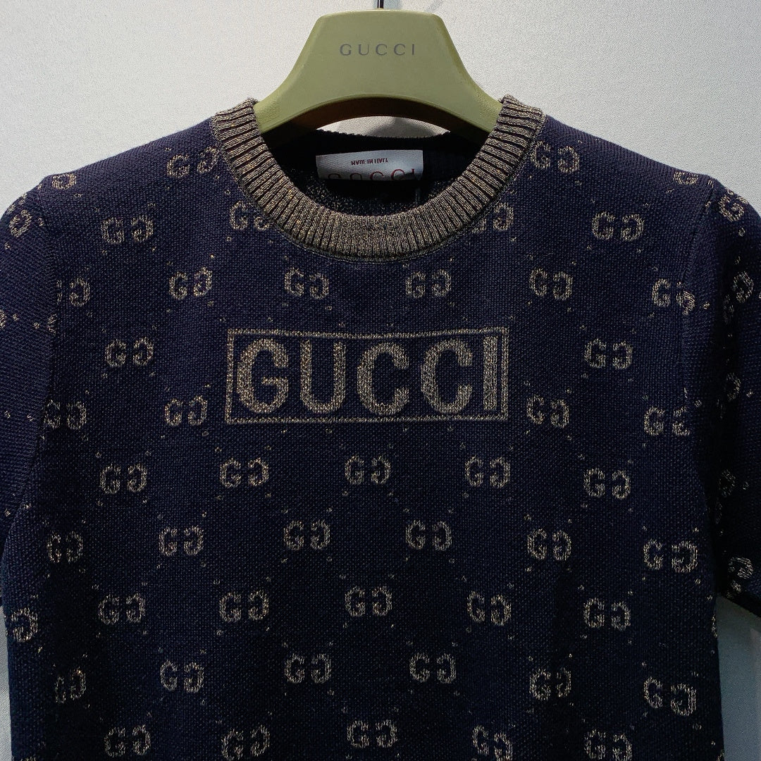 GUCCI 26S SHORT SLEEVE KNIT T-SHIRT 310