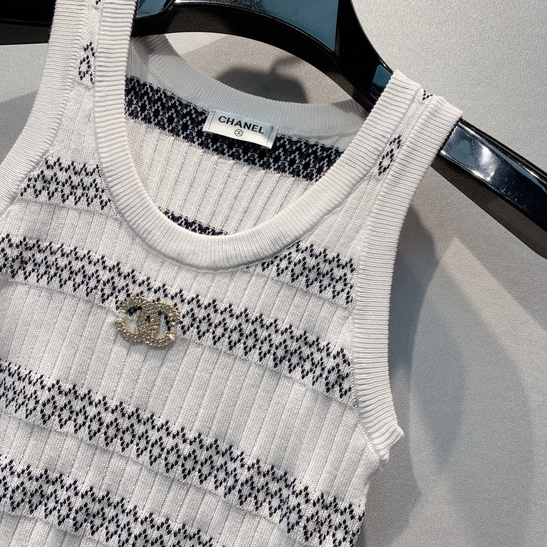 CHANEL 26S KNIT TANK TOP STYLE 1280