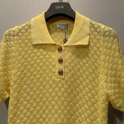 CHANEL 26S SHORT SLEEVE POLO TOP STYLE 1275