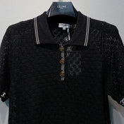 CHANEL 26S SHORT SLEEVE POLO TOP STYLE 1273