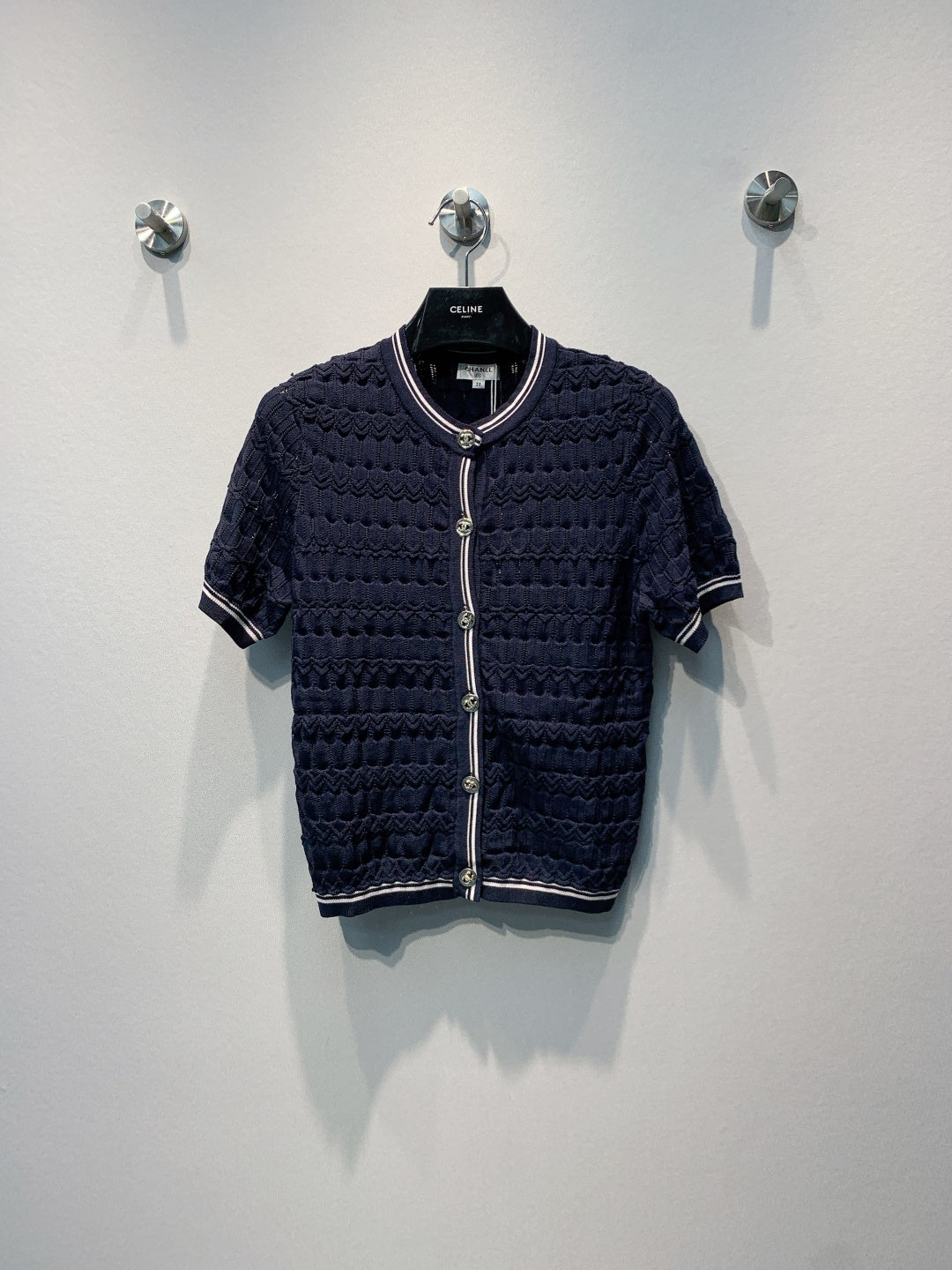 CHANEL 26S SHORT-SLEEVE KNIT TOP 1459