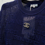 CHANEL 26S SHORT-SLEEVE KNIT TOP 1453
