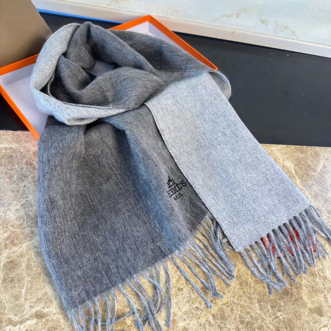 HERMES 25S SCARF 180 IN CASHMERE 987741