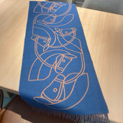 HERMES 25S SCARF 195 IN CASHMERE 989852