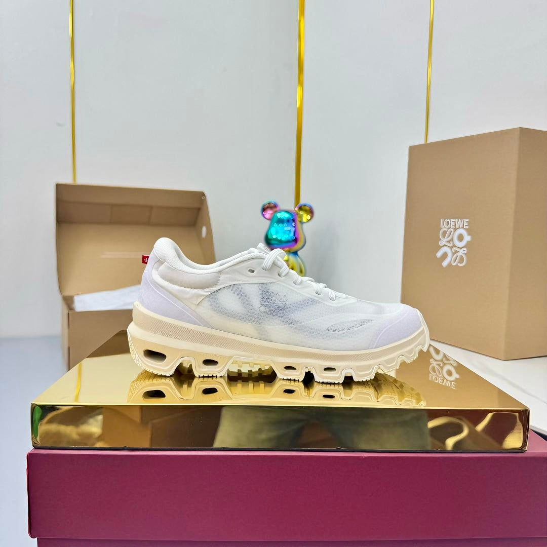 LOEWE 26S RUNNING SNEAKERS IN WHITE MESH