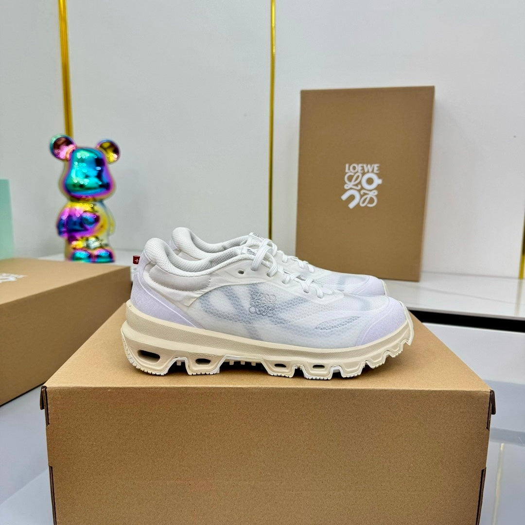 LOEWE 26S RUNNING SNEAKERS IN WHITE MESH