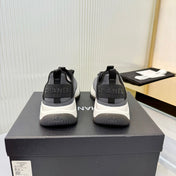 CHANEL 26S PLATFORM SNEAKERS IN GREY SUEDE WITH CC LOGO