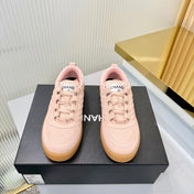 CHANEL 26S SNEAKERS IN LIGHT PINK SUEDE