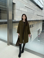 HERMES 25S REVERSIBLE LONG COAT 239