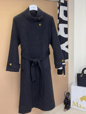 MAX MARA 25S TURTLENECK CASHMERE COAT 131