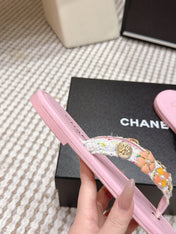 CHANEL 26S FLIP-FLOPS IN LIGHT PINK CALFSKIN