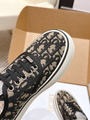 DIOR 26S SALTWIND SNEAKER IN BROWN BLACK FABRIC