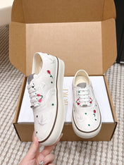 DIOR 26S SALTWIND SNEAKER IN WHITE FABRIC STYLE 1