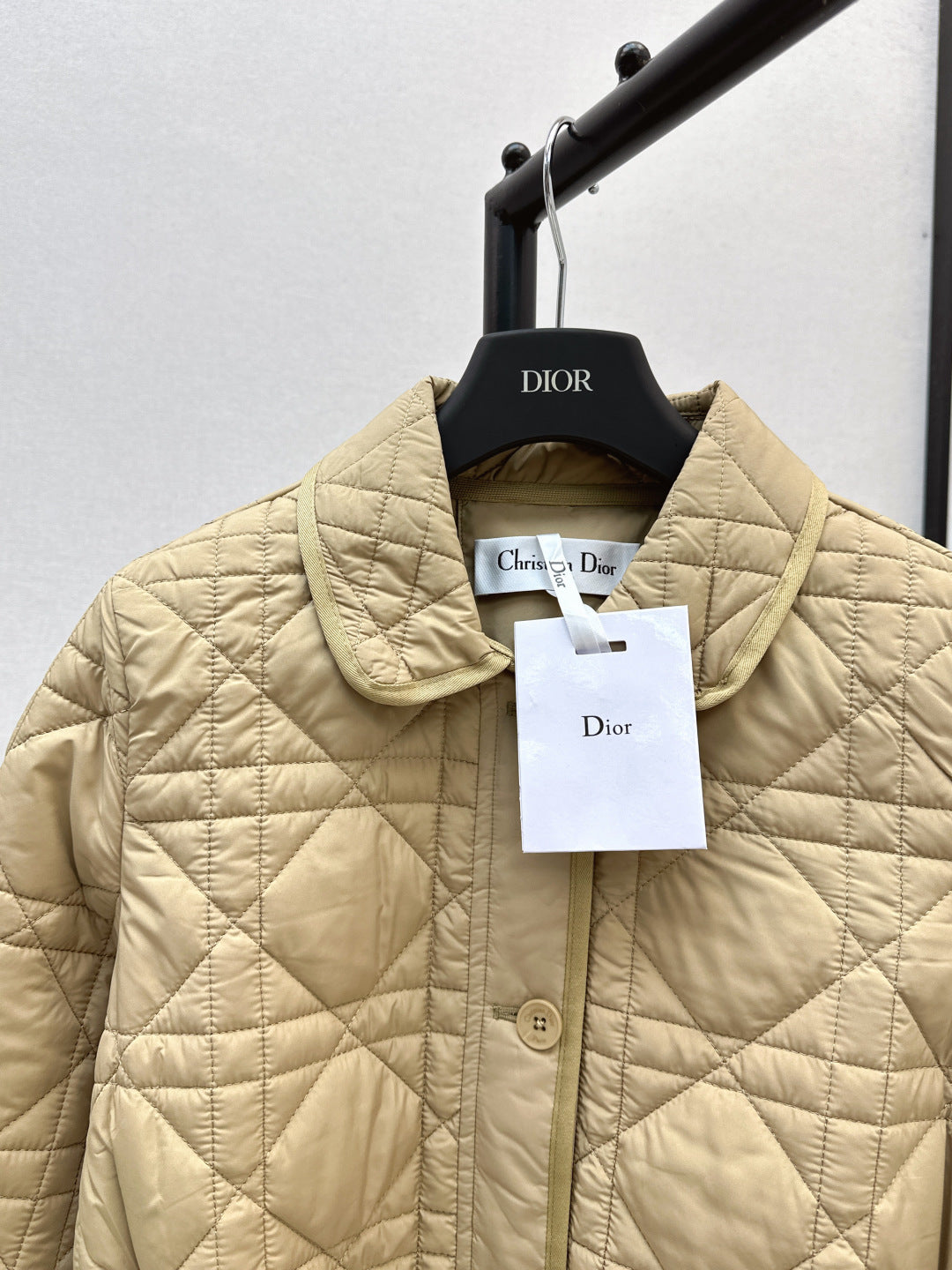 DIOR 25S LONG STAND COLLAR COAT 531