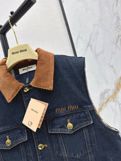 MIUMIU DENIM VEST 00380