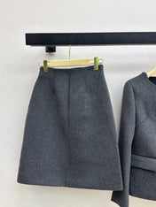 MIUMIU JACKET AND SKIRT SET STYLE 621