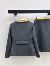 MIUMIU JACKET AND SKIRT SET STYLE 621