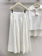 HERMES 26S SHIRT AND SKIRT SET 524