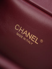 CHANEL 26S SHOPPING BAG MEDIUM 23 IN BLACK LAMBSKIN GOLD HARDWARE