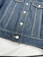 CC 25 Jacket Blue Denim Cotton