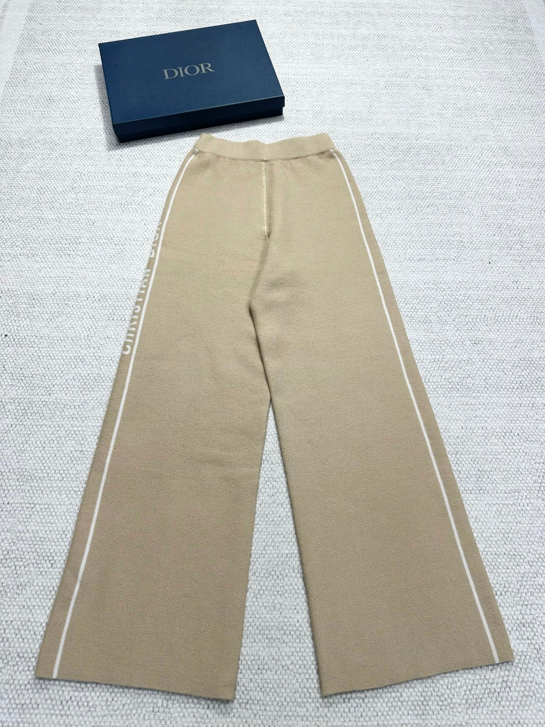 DIOR 26S REVERSIBLE WIDE-LEG PANTS 977