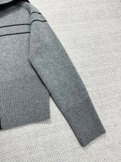 DIOR 26S REVERSIBLE CASHMERE NOTCHED-COLLAR JACKET 975