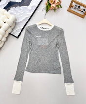 MIUMIU LONG-SLEEVE T-SHIRT STYLE 364
