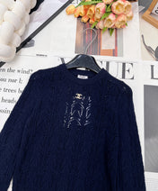 CHANEL 25S LONG-SLEEVE SWEATER 443