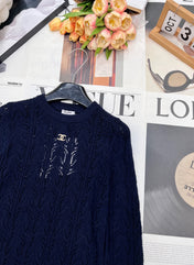CHANEL 25S LONG-SLEEVE SWEATER 443