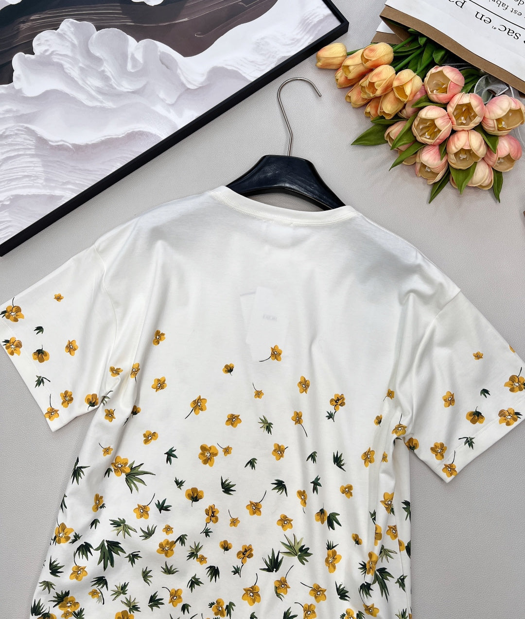 DIOR 26S SHORT-SLEEVE CREW-NECK T-SHIRT 1097