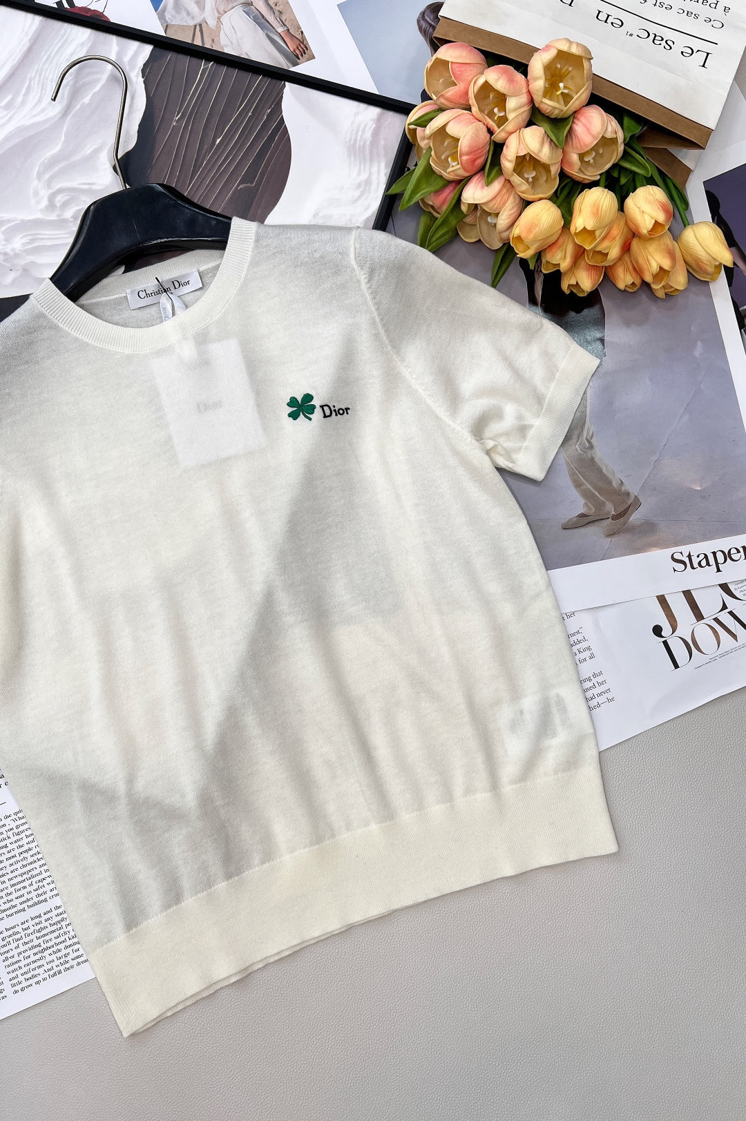 DIOR 26S SHORT-SLEEVE SWEATER 1164