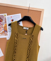 MIUMIU 26S SQUARE-NECK SWEATER STYLE 1108